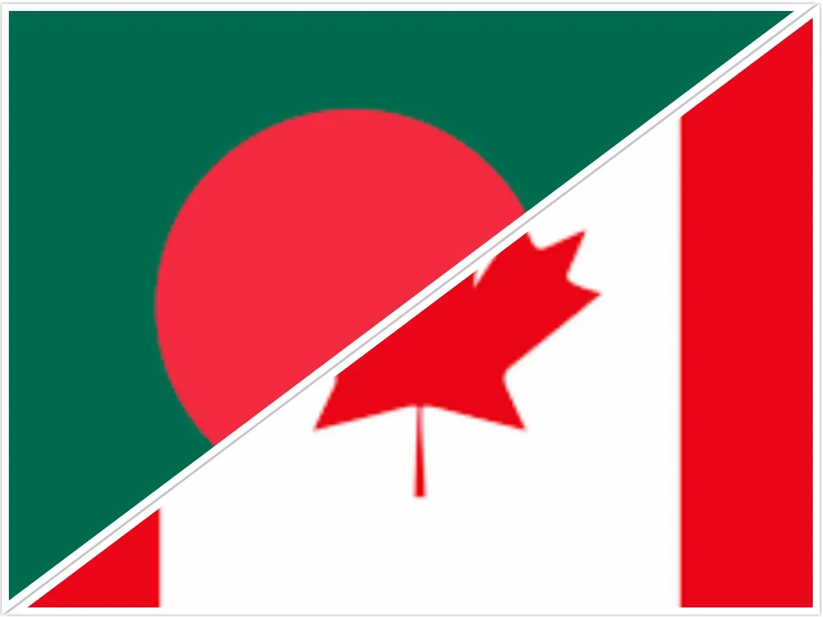time difference between Bangladesh and Canada 