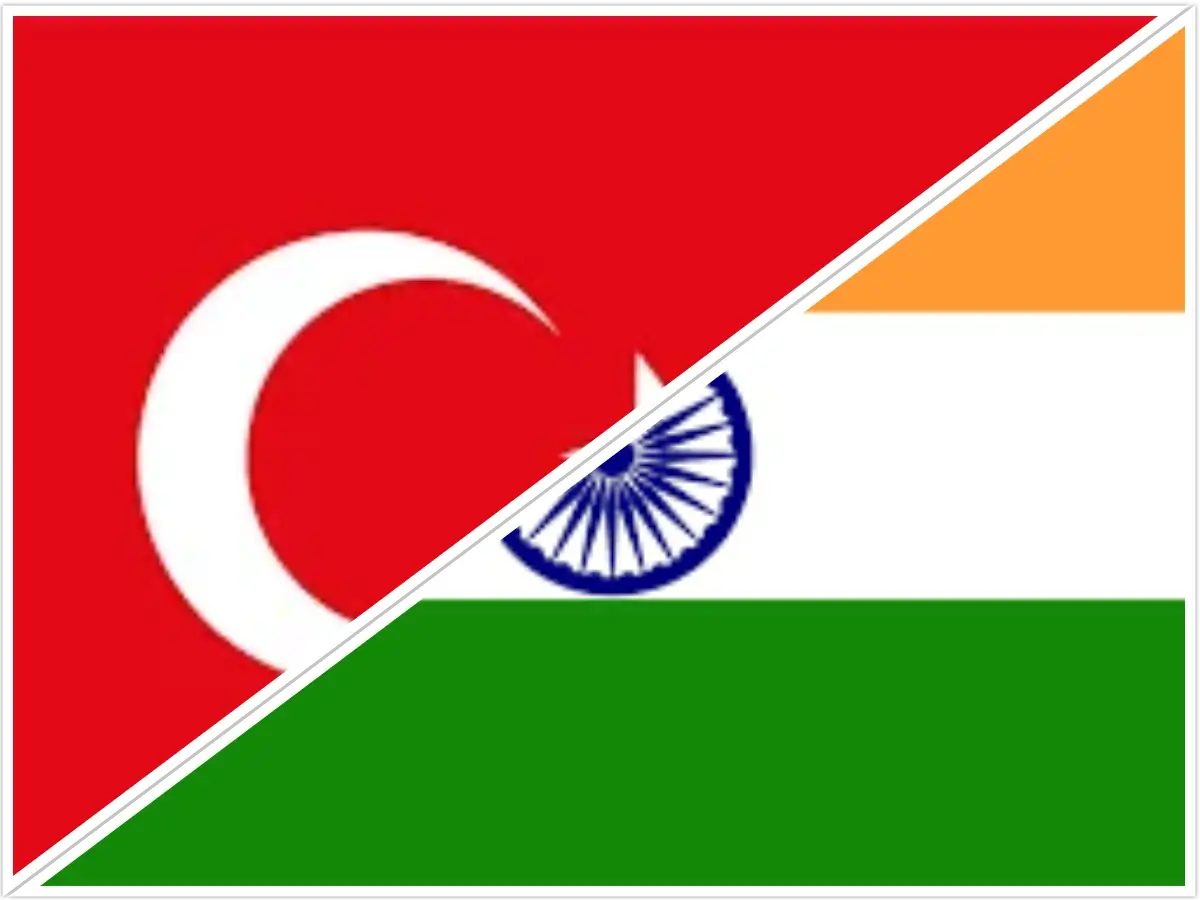 time difference between India and Turkey 