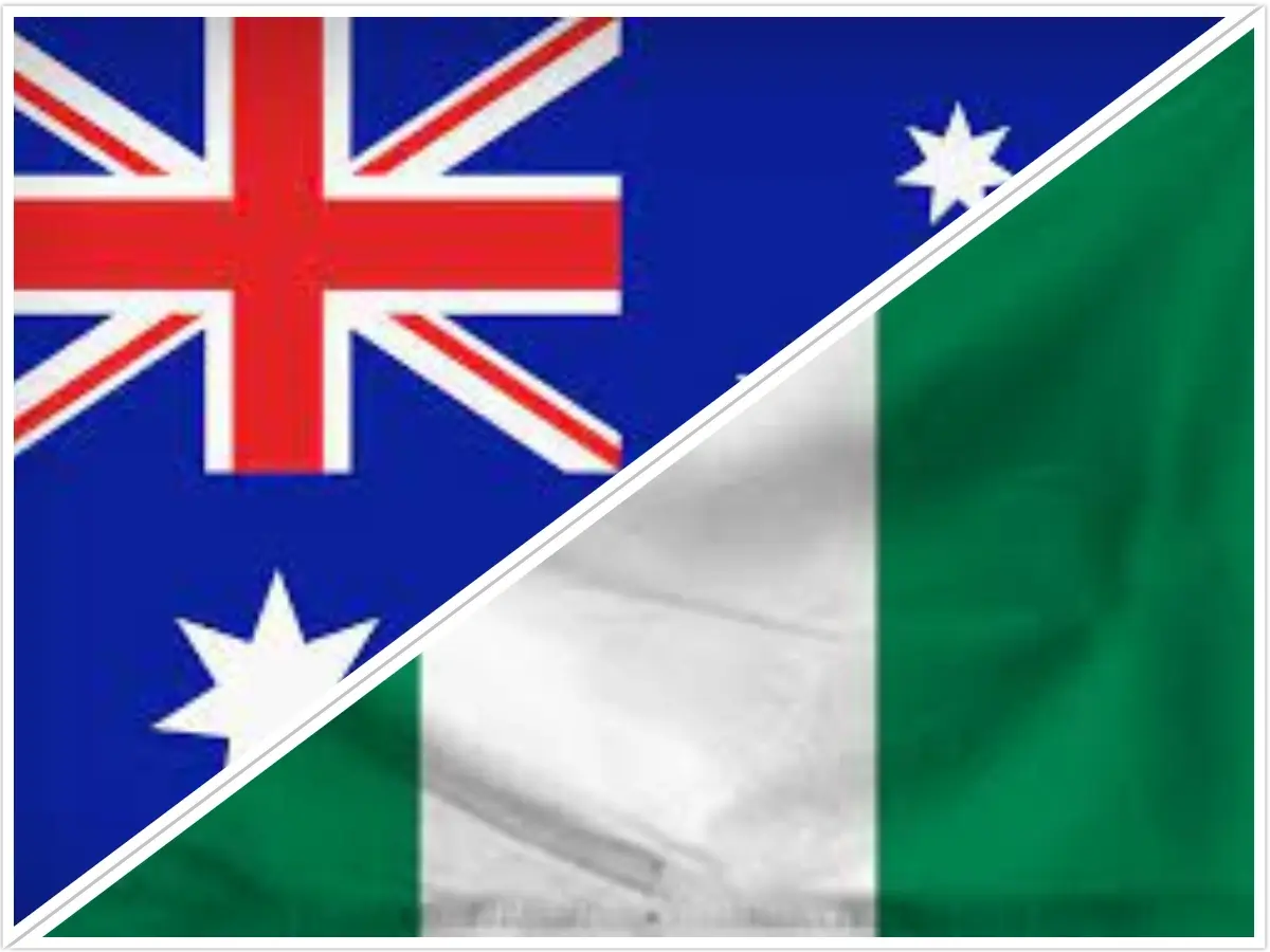 time difference between Nigeria and Australia 