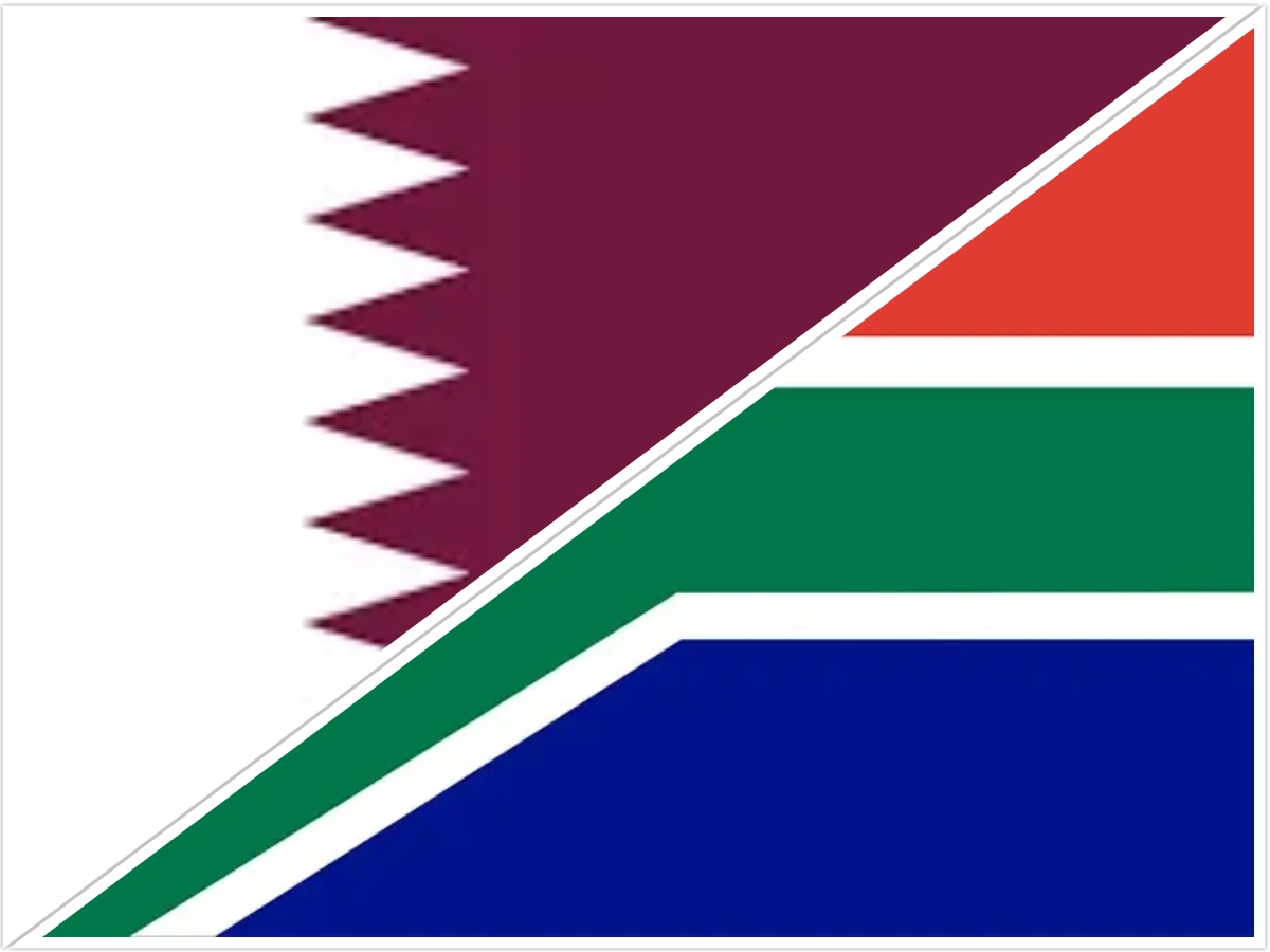 time difference between South Africa and Qatar 