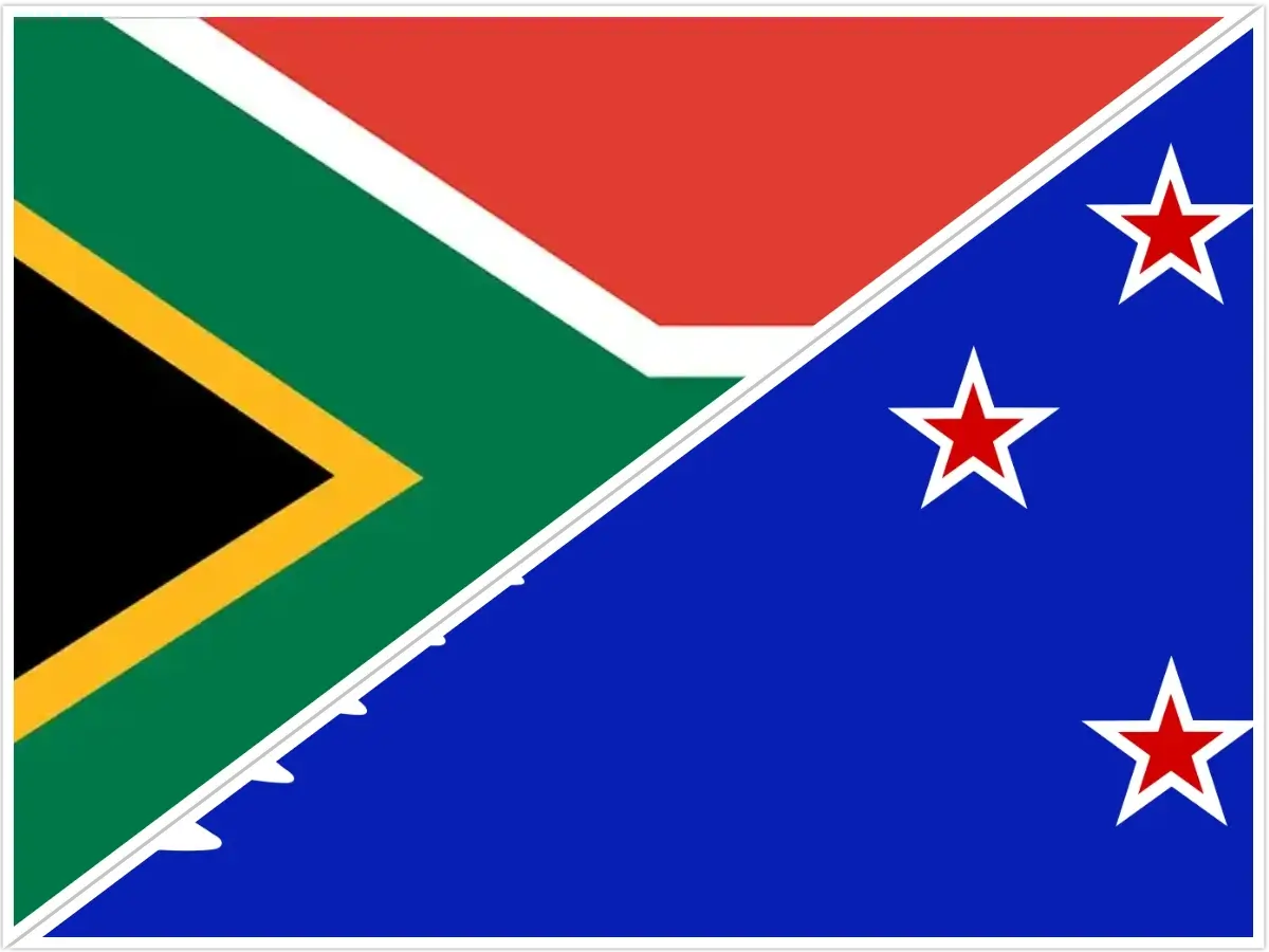 time difference South Africa and New Zealand 