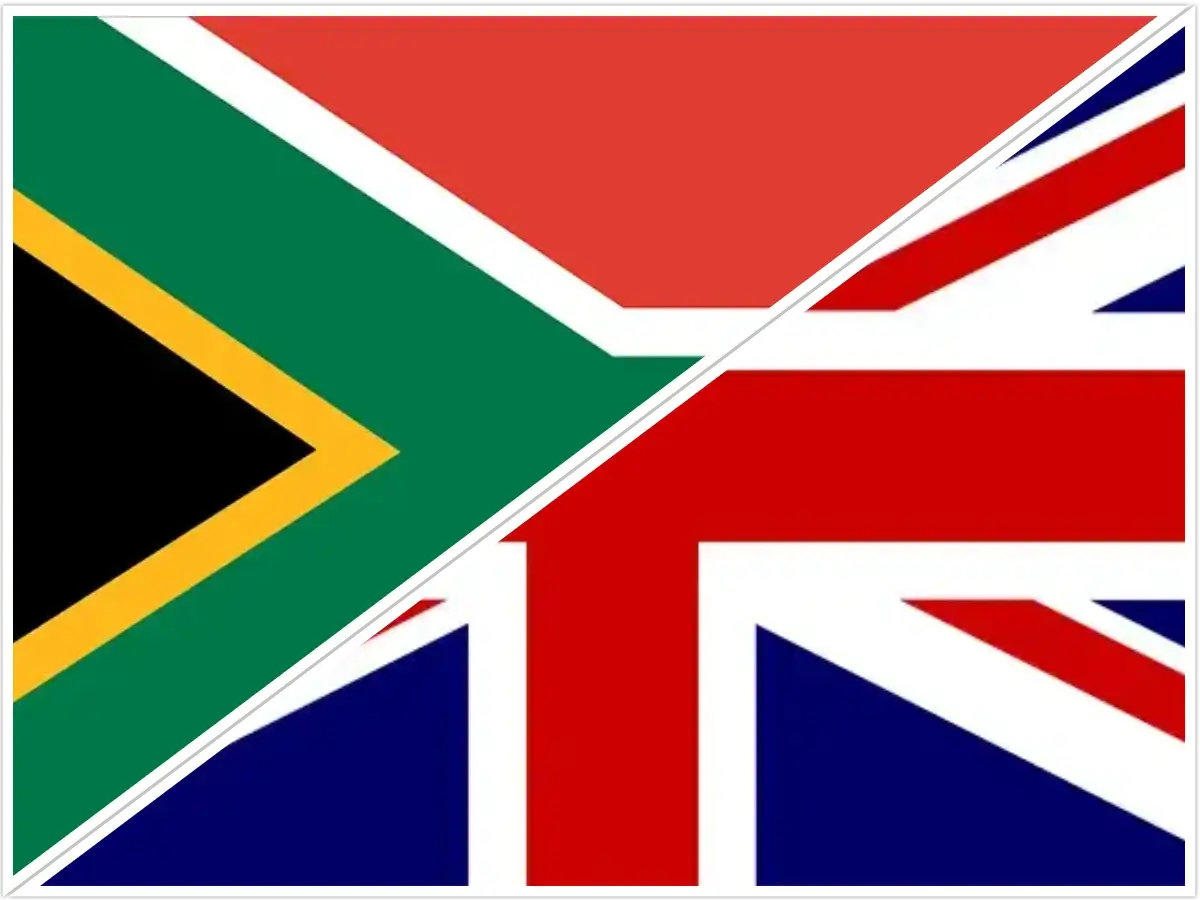 time difference South Africa and UK 