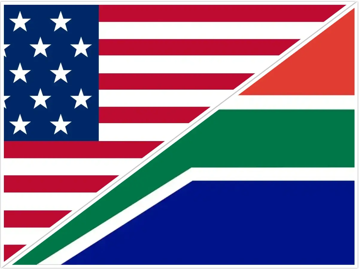 time difference South Africa and USA 