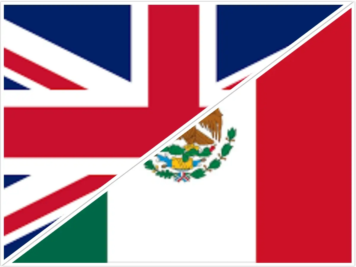 Time difference UK to Mexico 